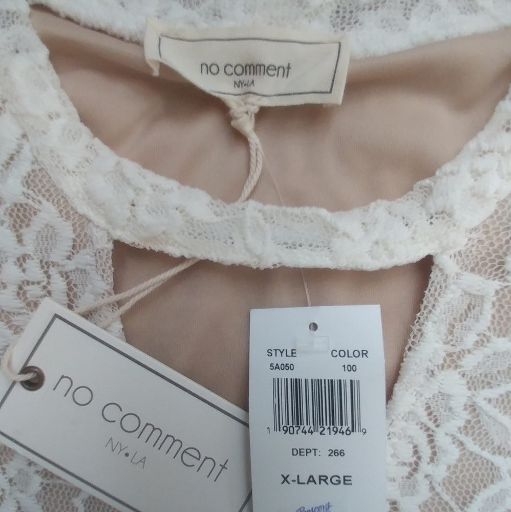 Macy's: "No Comment" Lace Dress Size XL